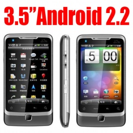 A5000 3.5Touch 2Sim GPS TV Wifi Android 2.2 Cell Phone